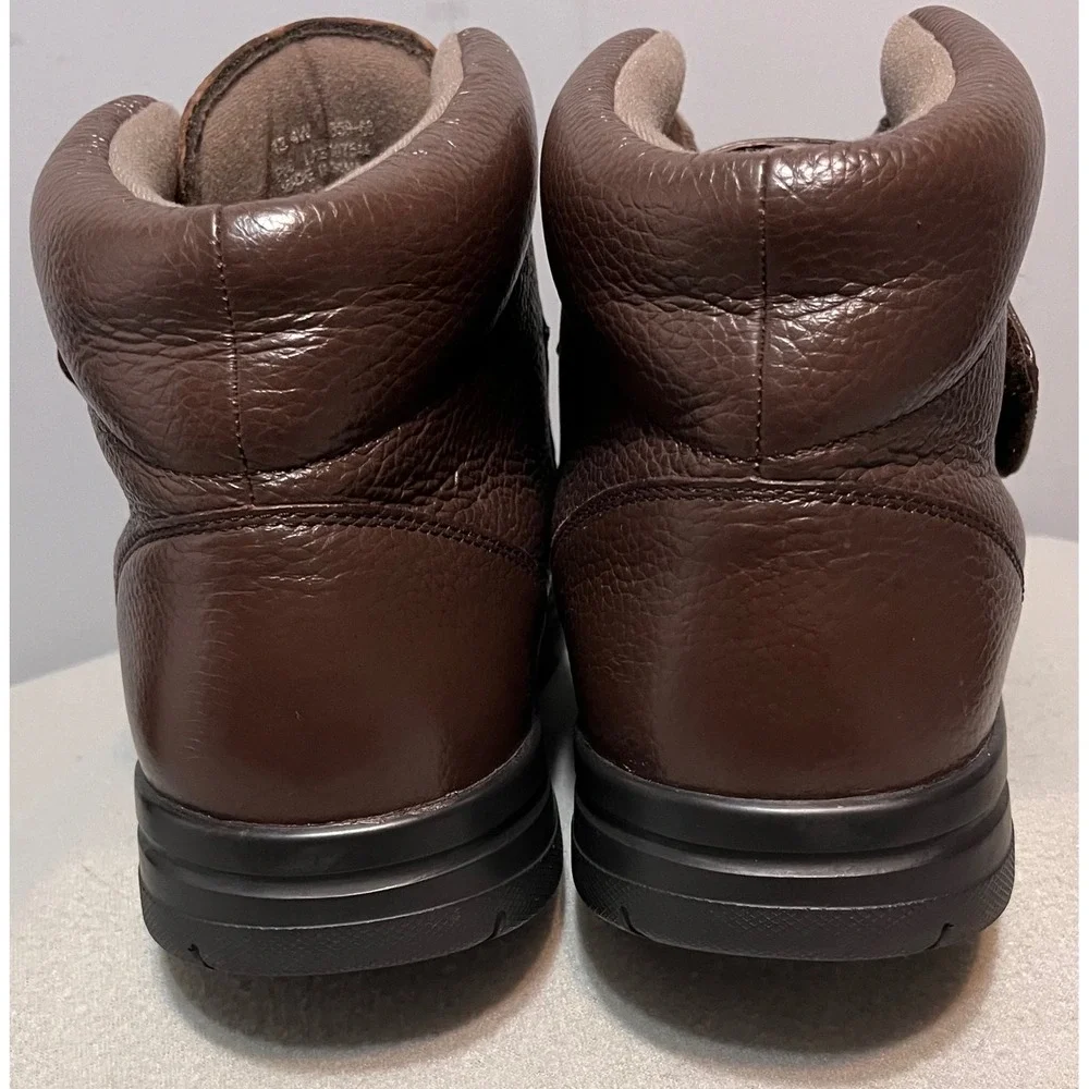 Drew Big‎ Easy Mens Brown Pebbled Leather Orthopedic Ankle Boots 13 4W